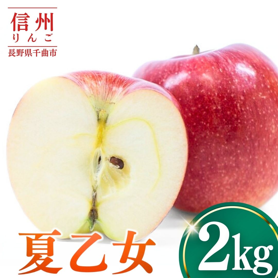 【ふるさと納税】【2026年先行予約】りんご 夏乙女2kg | りんご 林檎 リンゴ 信州りんご 長野県 千曲市