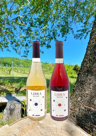【ふるさと納税】Le Milieu　赤白ワイン　『Libra （ブラン、ルージュ）』　 ワイン 果実酒 アルコール 赤ワイン 白ワイン セット 長野県 長野 安曇野市 安曇野 信州｜長野県安曇野市