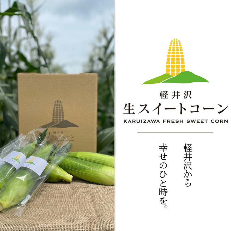【ふるさと納税】とうもろこし(軽井沢生スイートコーン) トウモロコシ コーン 野菜 長野県 軽井沢町 　お届け：2025年7月下旬～8月下旬