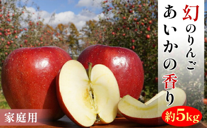 ふるさと納税 家庭用 あいかの香り 約5kg 果物類 林檎 りんご リンゴ お届け 21年11月中旬 22年1月末 Salon Raquet De