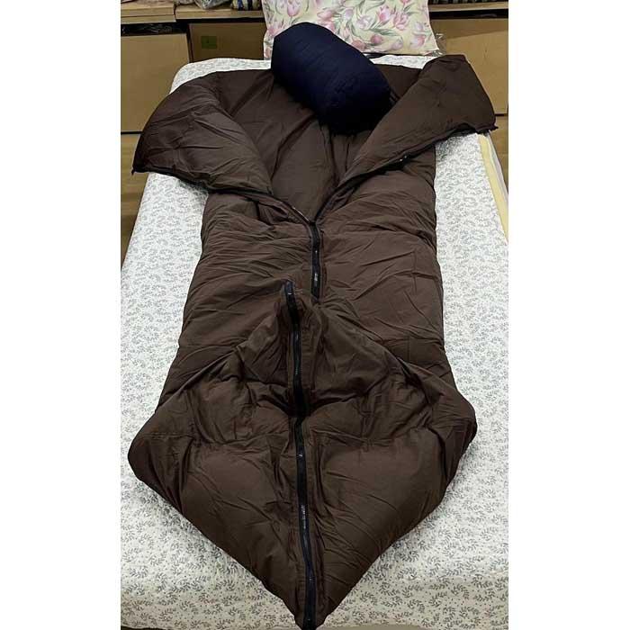 【ふるさと納税】寝袋 綿羽寝袋 赤銅色 ( シングル ) | 寝具 日装置 アウトドアグッズ 一般受け おすすめ 貨物輸送無料