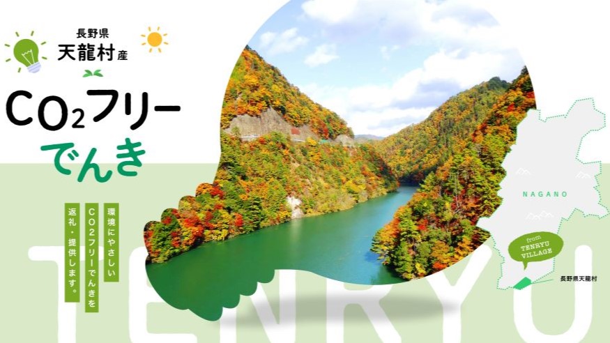 【ふるさと納税】天龍村産CO2フリーでんき 選べるコース（注：お申込み前に申込条件を必ずご確認ください）| 電力 中部電力ミライズ 長野県 天龍村 21,000円