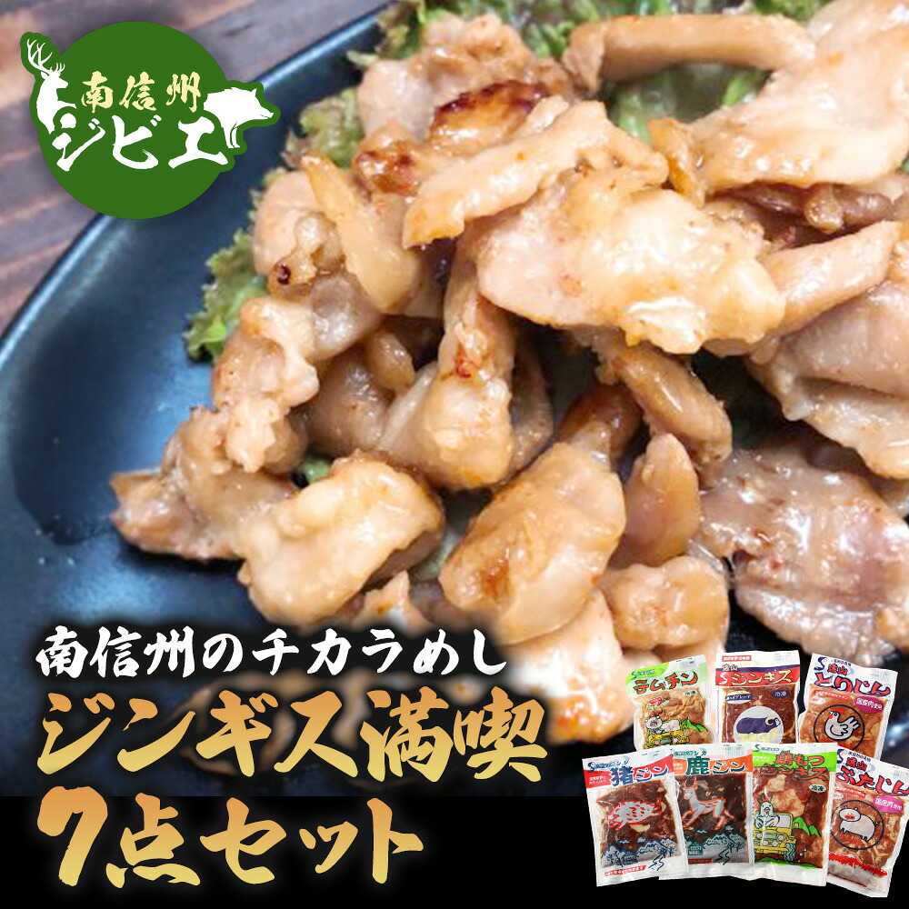 【ふるさと納税】南信州のチカラめし・ジンギス満喫7点セット｜長野県豊丘村 13,300円