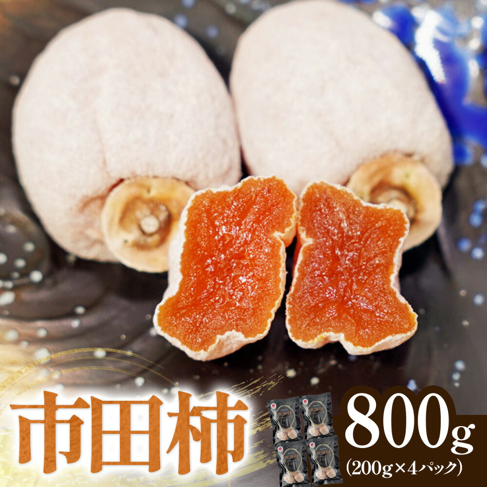 【ふるさと納税】南信州産 市田柿 約800g(200g×4袋) ※2026年12月中旬~発送開始予定※ 干し柿 柿 ドライフルーツ フルーツ 果物 長野県 長野県産|長野県豊丘村