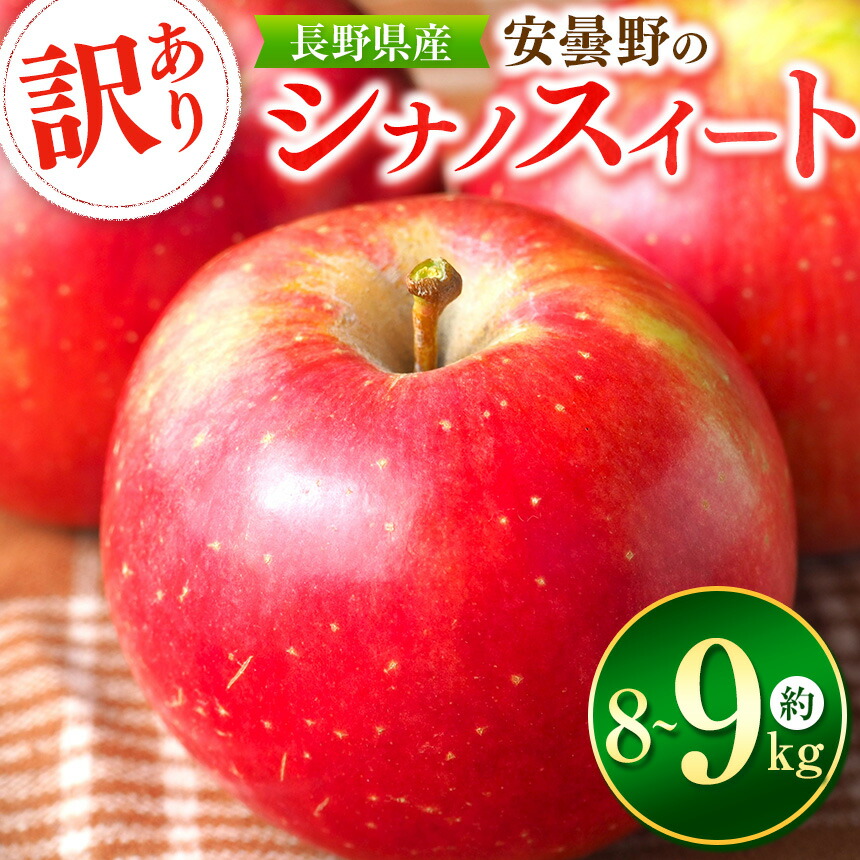 【ふるさと納税】*【2025年先行予約】東印平林農園  訳あり シナノスイート 約8～9kg ｜ リンゴ りんご 林檎 果物 フルーツ 果実 果汁 シナノスイート しなのすいーと 家庭用 わけあり 訳アリ 長野県 松川村
