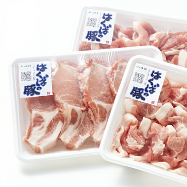 【ふるさと納税】信州はくばの豚 しゃぶしゃぶ・トンカツセット 計1.5kg 冷蔵　SPF豚　長野県白馬村／お取り寄せ　豚肉 しゃぶしゃぶ とんかつ ロース モモ かた 冷蔵 国産