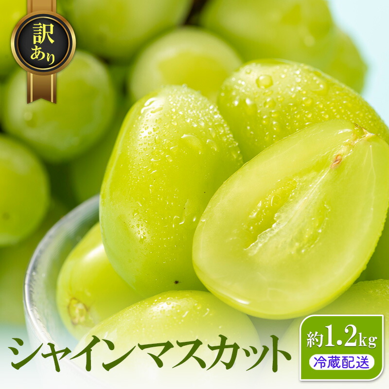 楽天市場】【ふるさと納税】訳あり シャインマスカット 約1.2kg 楽天市場】【ふるさと納税】訳あり シャインマスカット 約1.2kg