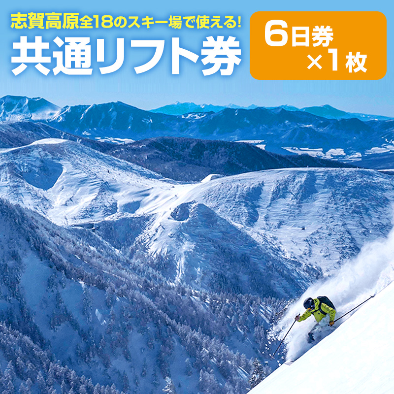 楽天市場】【ふるさと納税】志賀高原スキー場共通リフト券 1日券2枚