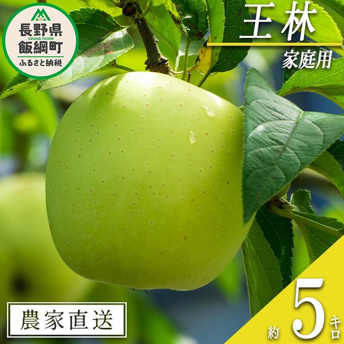 【ふるさと納税】 りんご 王林 家庭用 5kg 松澤農園 沖縄県への配送不可 令和7年度収穫分 長野県 飯綱町 〔 信州 果物 フルーツ リンゴ 林檎 長野 12000円 予約 農家直送 〕発送時期：2025年11月中旬～2025年12月上旬 {**}