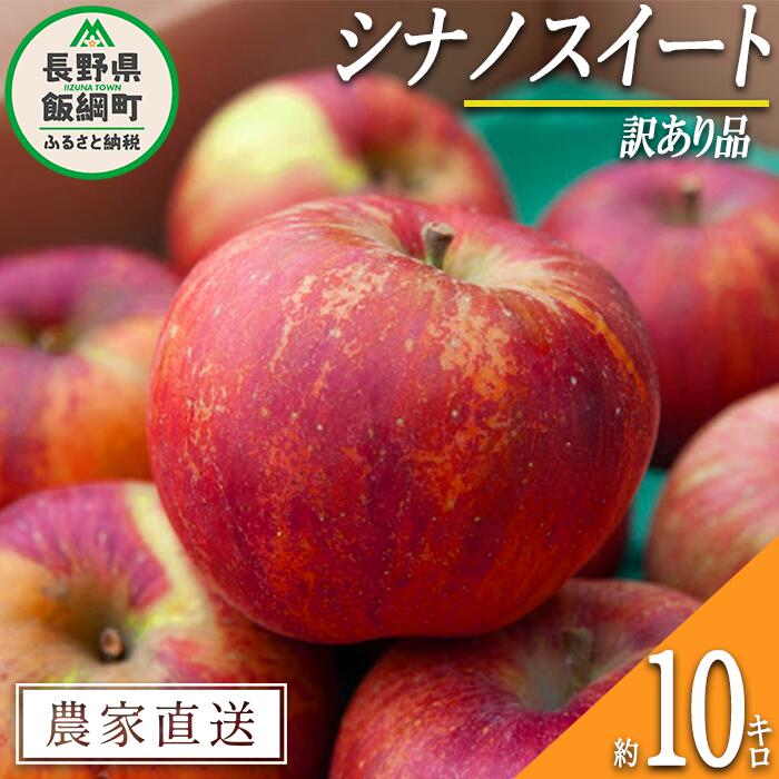 【ふるさと納税】 りんご シナノスイート 訳あり 10kg ヤマハチ農園 沖縄県への配送不可 令和7年度収穫分 BLOF理論栽培 長野県 飯綱町 〔 傷 不揃い リンゴ 林檎 果物 フルーツ 信州 長野 19000円 予約 農家直送 〕発送時期：2025年10月上旬～2025年11月上旬 {*}
