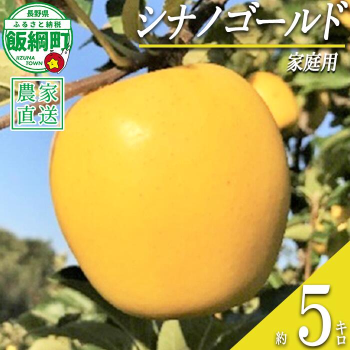【ふるさと納税】 りんご シナノゴールド 家庭用 5kg ファームトヤ 沖縄県への配送不可 令和8年度収穫分 長野県 飯綱町 〔 信州 果物 フルーツ リンゴ 林檎 長野 16000円 予約 農家直送 〕発送時期：2026年11月中旬～2026年12月下旬 {**}｜長野県飯綱町