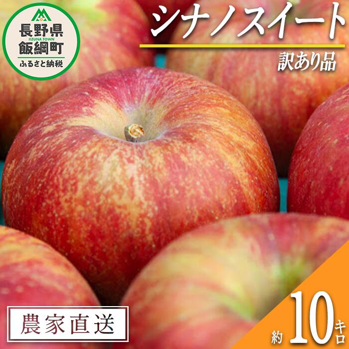 【ふるさと納税】 りんご シナノスイート 訳あり 10kg マルカズりんご農園 沖縄県への配送不可 令和7年度収穫分 長野県 飯綱町 〔 傷 不揃い リンゴ 林檎 果物 フルーツ 信州 長野 18000円 予約 農家直送 〕発送時期：2025年10月上旬～2025年11月上旬