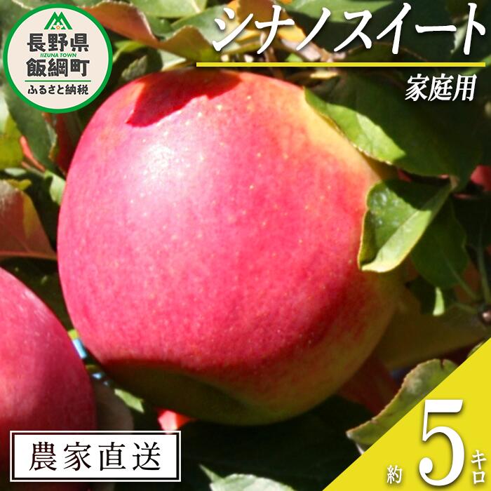 【ふるさと納税】 りんご シナノスイート 家庭用 5kg 関農園 沖縄県への配送不可 エコファーマー認定 令和8年度収穫分 長野県 飯綱町 〔 信州 果物 フルーツ リンゴ 林檎 長野 15000円 予約 農家直送 〕発送時期：2026年10月上旬～2026年10月下旬
