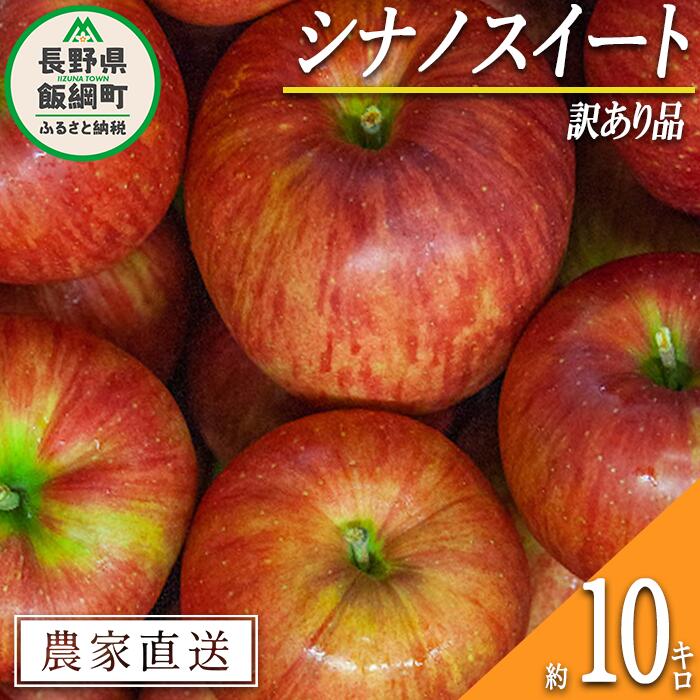 【ふるさと納税】 りんご シナノスイート 訳あり 10kg 宮本ファーム 令和7年度収穫分 長野県 飯綱町 〔 傷 不揃い わけあり リンゴ 林檎 果物 フルーツ 信州 長野 18000円 予約 農家直送 〕 発送時期：2025年10月上旬～2025年11月上旬