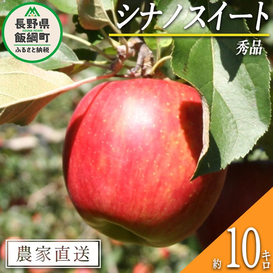 【ふるさと納税】りんご シナノスイート 10kg 秀 宮本ファーム 〔 果物 フルーツ 林檎 長野 予約 農家直送 10キロ 24000円 〕【令和8年度収穫分】 発送：2026年10月上旬～