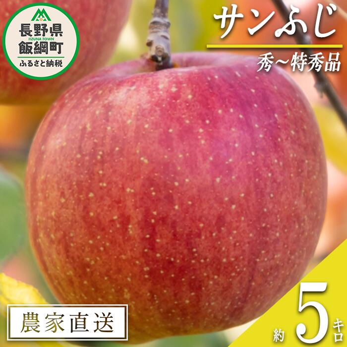【ふるさと納税】 りんご サンふじ 秀 ～ 特秀 5kg マルハ農園 沖縄県への配送不可 令和7年度収穫分 エコファーマー認定 長野県 飯綱町 〔 信州 果物 フルーツ リンゴ 林檎 長野 20000円 予約 農家直送 〕発送時期：2025年12月上旬～2025年12月下旬