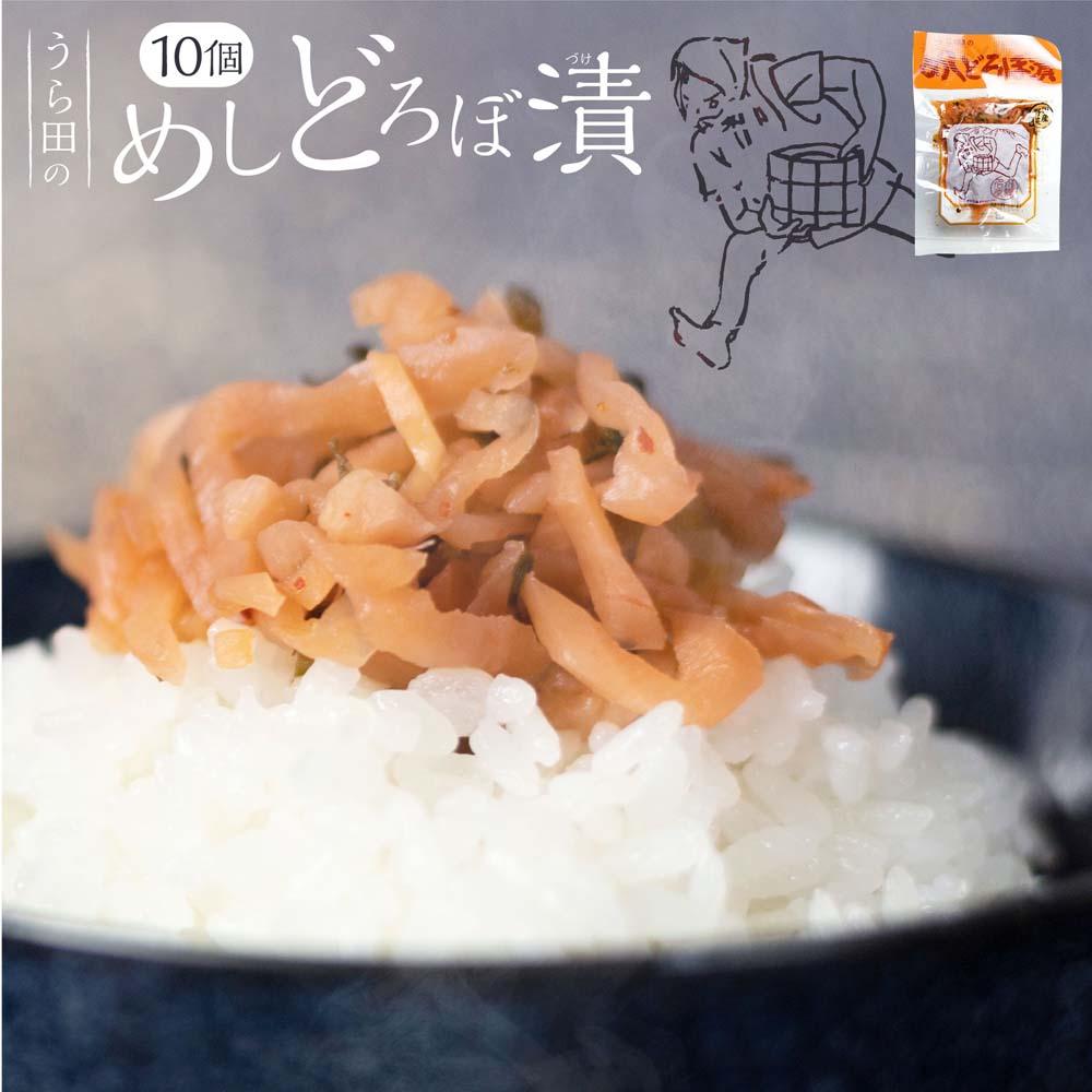 【ふるさと納税】めしどろぼ漬け10袋セット 漬物 漬け物 香の物 副菜 郷土料理 お漬物 ご飯のおとも うら田 KF002｜岐阜県高山市