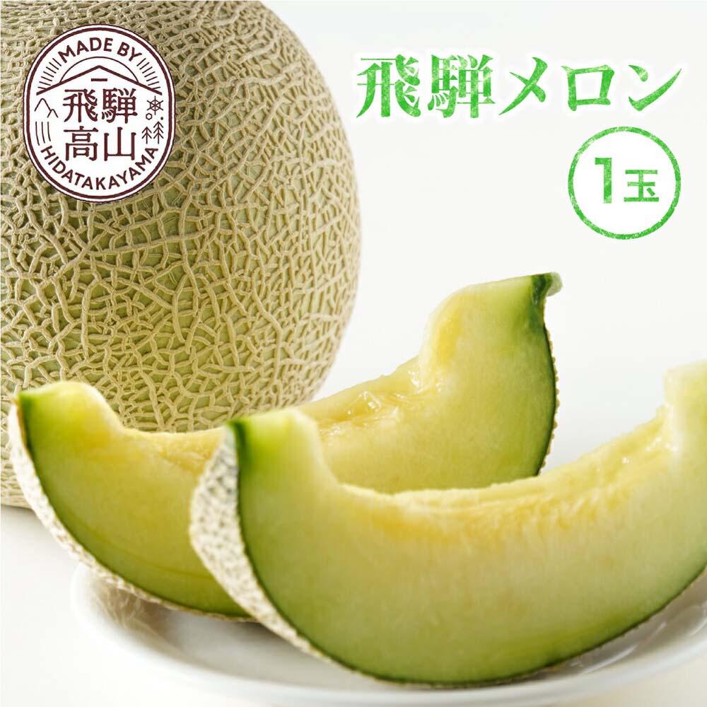 【ふるさと納税】【数量限定】2025年先行予約 飛騨メロン 1玉 ≪8月頃～順次発送≫ | 飛騨高山産 メロン めろん 高冷地 果物 くだもの フルーツ 期間限定 数量限定 飛騨高山 宿儺さま KA012