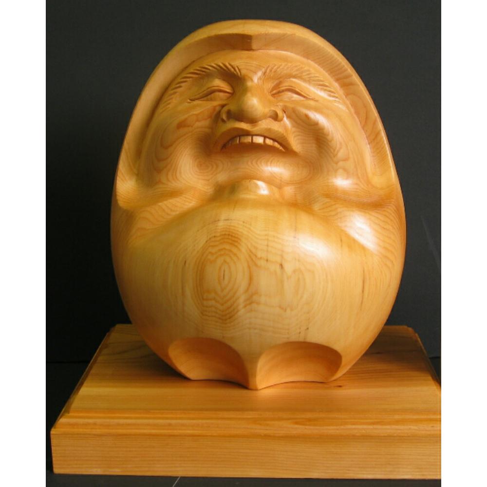 楽天市場】【ふるさと納税】【数量限定】飛騨一位一刀彫 角達磨（中