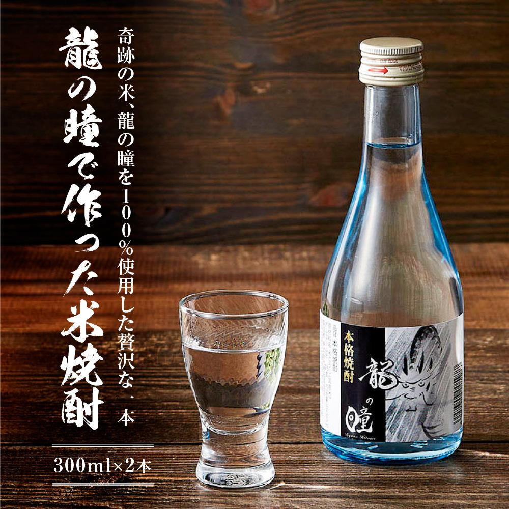 【ふるさと納税】龍の瞳で作った米焼酎 25度 300ml&times;2本 | 酒 お酒 さけ 焼酎 米焼酎 人気 おすすめ 10000円 飛騨高山 おみやげ処 三川屋 LH016 | お酒 さけ 人気 おすすめ 送料無料 ギフト｜岐阜県高山市