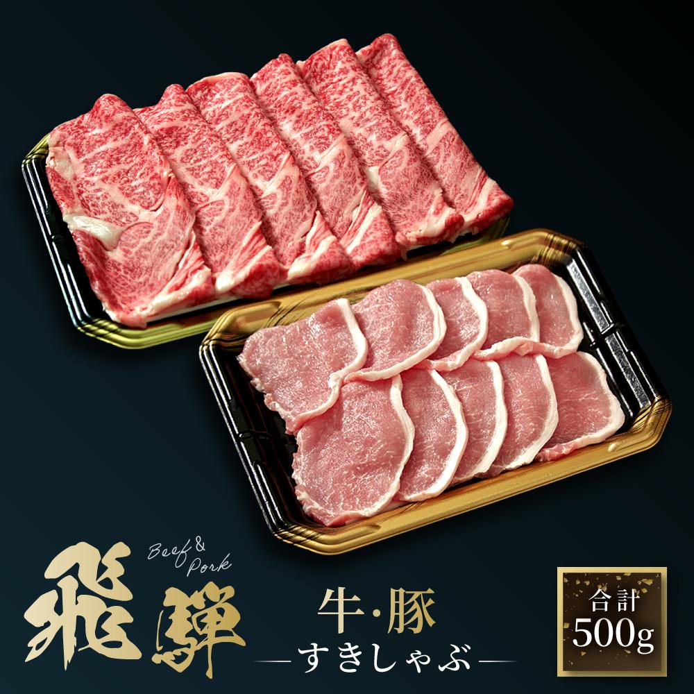 【ふるさと納税】飛騨牛 肩ロース200g & 飛騨豚 ロース300g | 食べ比べ セット 牛 豚 肉 人気 おいしい ファミリーストアさとう CY038 | 肉 お肉 にく 食品 飛騨牛 人気 おすすめ 送料無料 ギフト