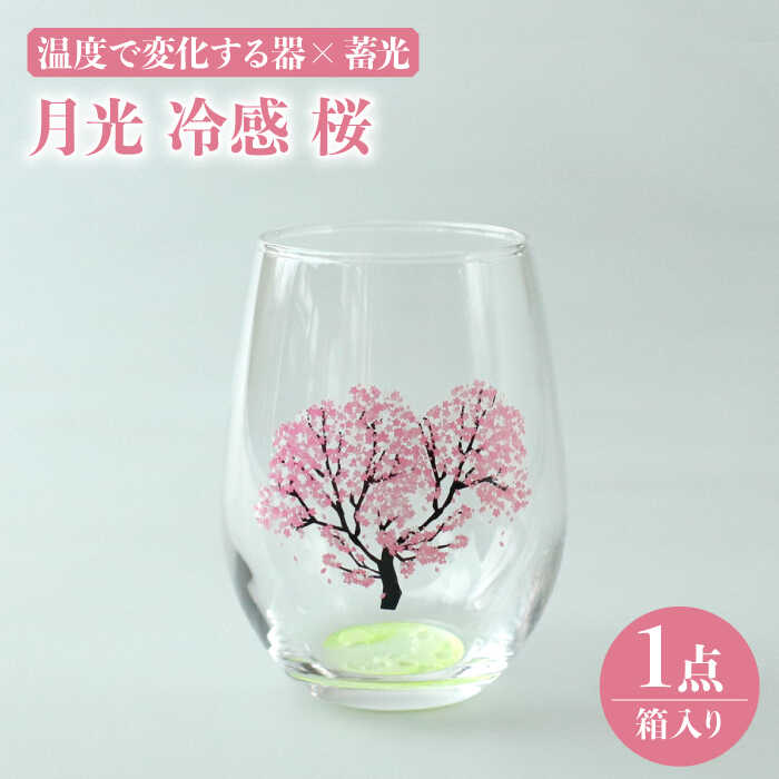 【ふるさと納税】温度で変化する器 &times; 蓄光『月光 冷感 桜』【丸モ高木陶器】≪多治見市≫ 食器 [TBA151]｜岐阜県多治見市 8,400円