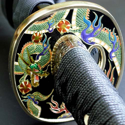 美術刀剣 模造刀 坂本龍馬拵え大刀（彫金鍔） 明治維新H60-23 アート