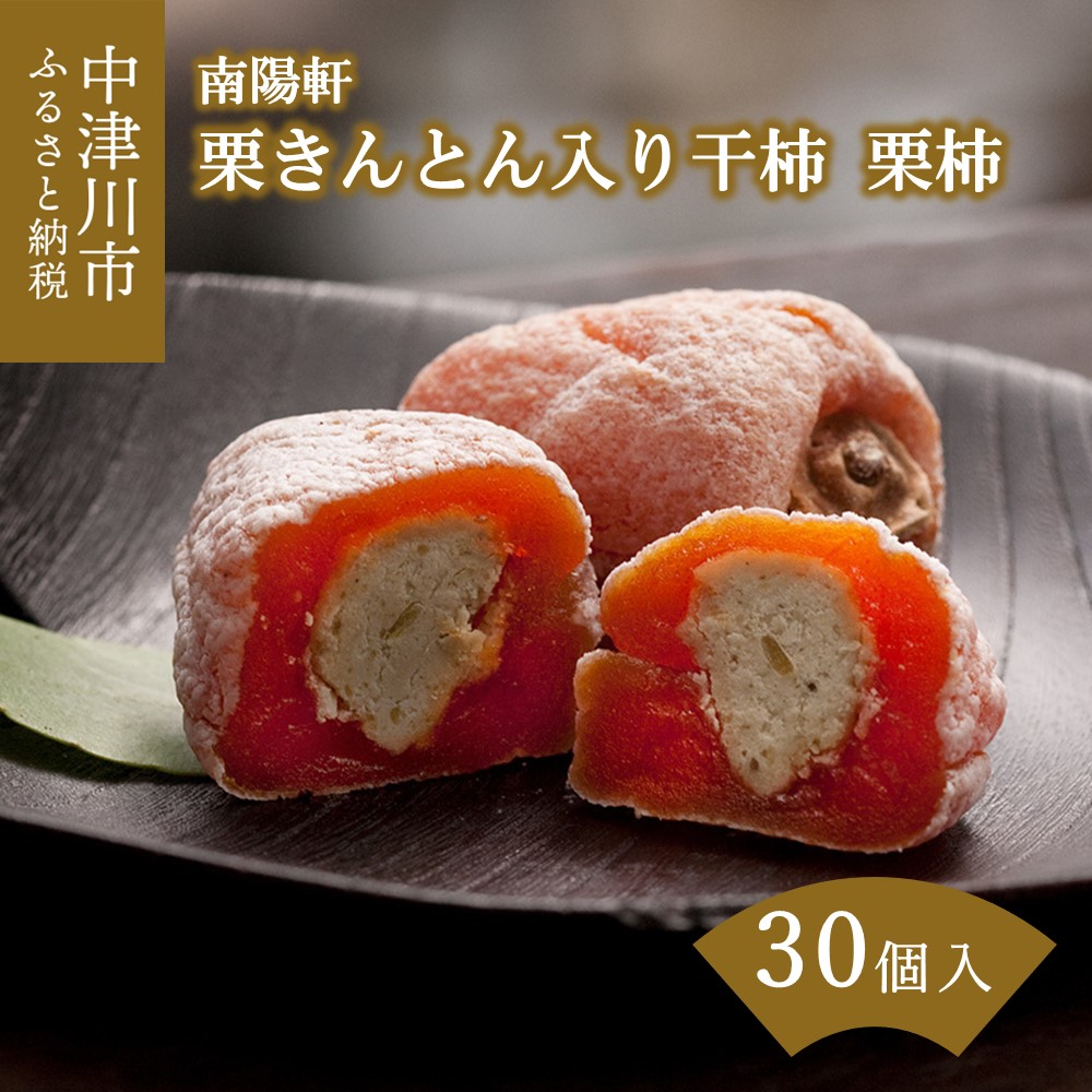 ふるさと納税 栗柿 栗きんとん入り市田柿 栗きんとん発祥の地 南陽軒