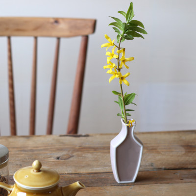 ふるさと納税 小田陶器の花色 ふちどり花器