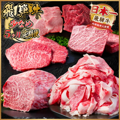 【ふるさと納税】【毎月定期便】飛騨牛 少なめ定期便 計1.8kg 全5回 ステーキ 焼肉 切り落とし 赤身ブロック肉【配送不可地域：離島】【4055500】