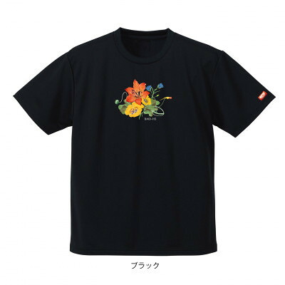 【ふるさと納税】JTTA公認　卓球ユニフォーム【男女兼用(ドライ):XLサイズ】フラワー　ブラック【1667454】