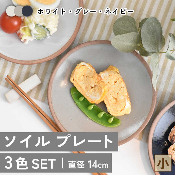 【ふるさと納税】【美濃焼】ソイル 一皿（小）3色書き割り【金正瀬戸もの】食器 西洋菓子皿 小皿≪土岐市≫ [MAK031]