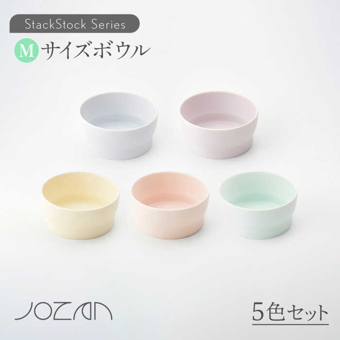 【ふるさと納税】【美濃焼】StackStock ボウルM 5色セット【城山製陶所】≪土岐市≫ 食器 サラダボウル おしゃれ [MCK002] 26,640円