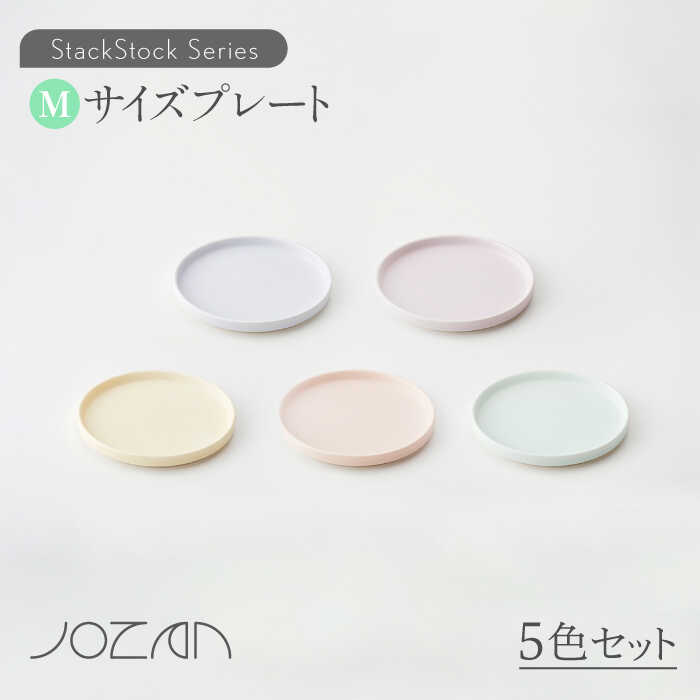 【ふるさと納税】【美濃焼】StackStock プレートM 5色セット【城山製陶所】≪土岐市≫ 食器 小皿 おしゃれ [MCK005]｜岐阜県土岐市
