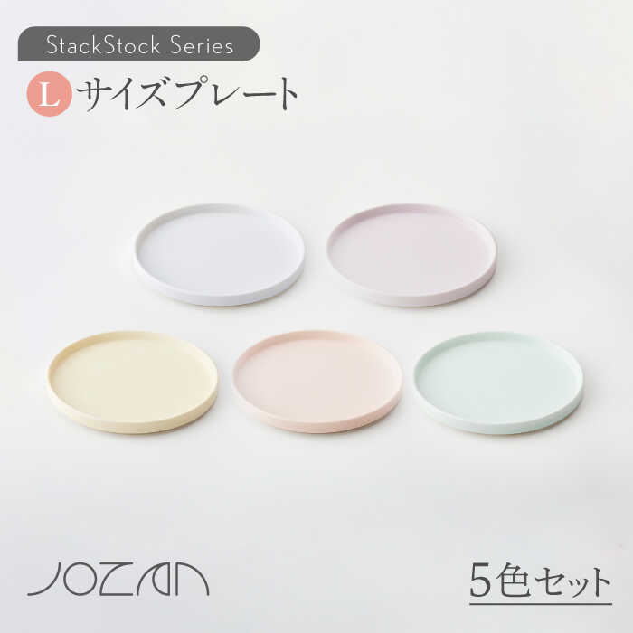 【ふるさと納税】【美濃焼】StackStock 一皿L 5色書き割り【城山製陶所】≪土岐市≫ 食器 小皿 今めかしい [MCK006]