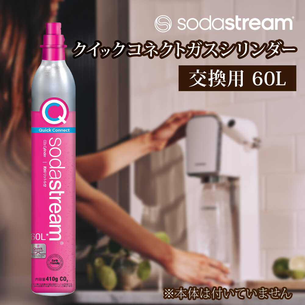 【ふるさと納税】洗濯ソーダ流れ クイックコネクトガスシリンダー 取り替えっこ用 60L / SodaStream 炭酸水 水 洗濯ソーダ水【洗濯ソーダ流れ】[MDN006]