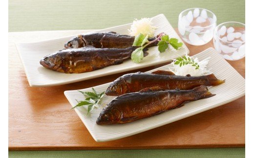 【ふるさと納税】あゆとますの甘露煮1200g