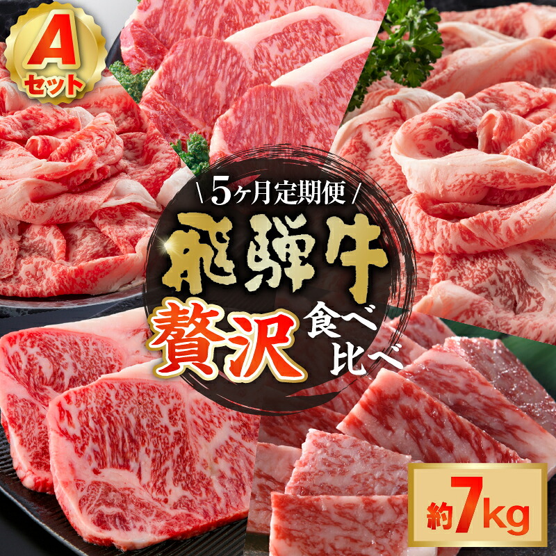 【ふるさと納税】 『飛騨牛』贅沢食べ比べセットA【定期便】 岐阜県 可児市 サーロイン ステーキ ロース すき焼き しゃぶしゃぶ 焼肉 ヒレステーキ A5等級 ブランド牛 和牛 ソース付き お取り寄せ グルメ 送料無料｜岐阜県可児市