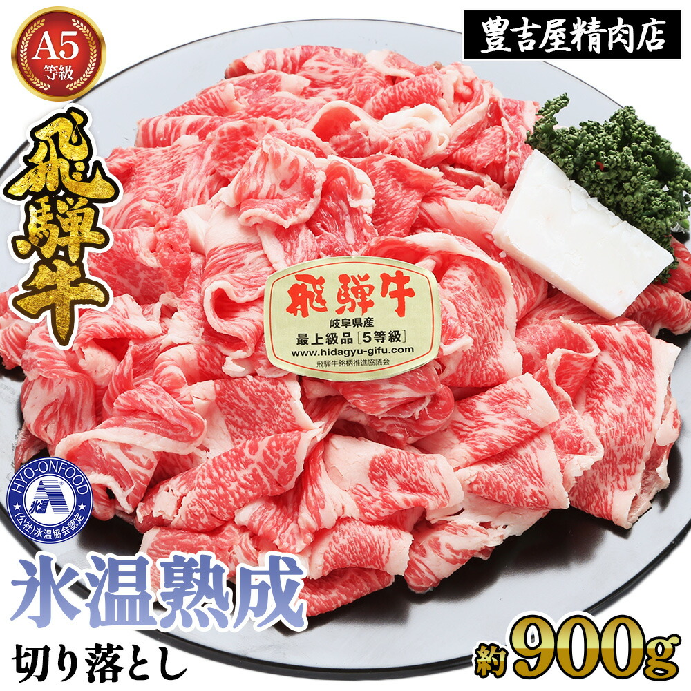氷温(R)熟成 飛騨牛Ａ５等級切り落とし高速冷凍 約900g