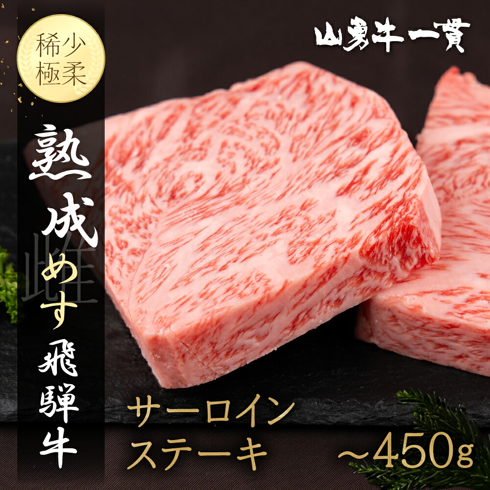 【ふるさと納税】飛騨牛 サーロインステーキ 100g&times;2枚 200g 100g&times;3枚 300g 飛騨の牧場で育った熟成『山勇牛』牛肉 和牛 サーロイン ブランド牛 和牛 ギフト A4 A5 ランクのみ 飛騨市［Q624］｜岐阜県飛騨市 27,300円