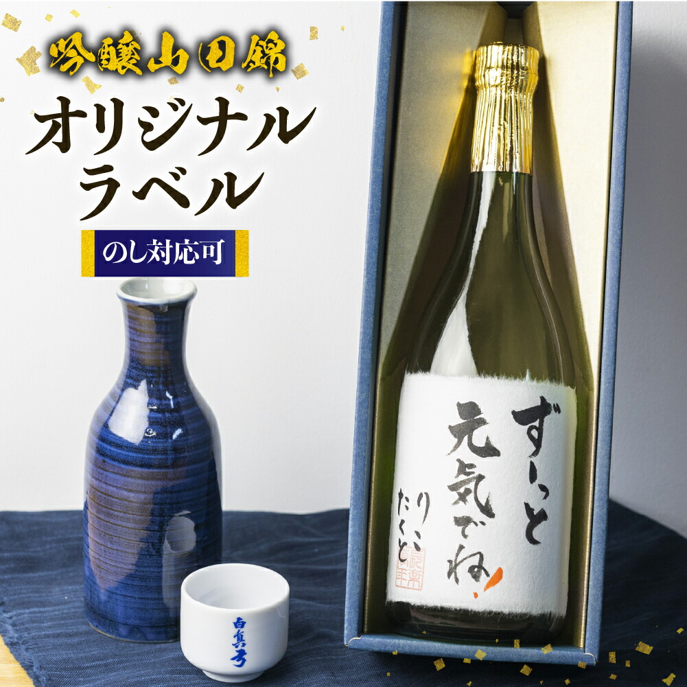 ふるさと納税 下呂市 初緑　純米大吟醸(レトロラベルB)おちょこ付 初緑 純米大吟醸 720ml（レトロラベルB）おちょこ付 日本酒 お酒 贈答