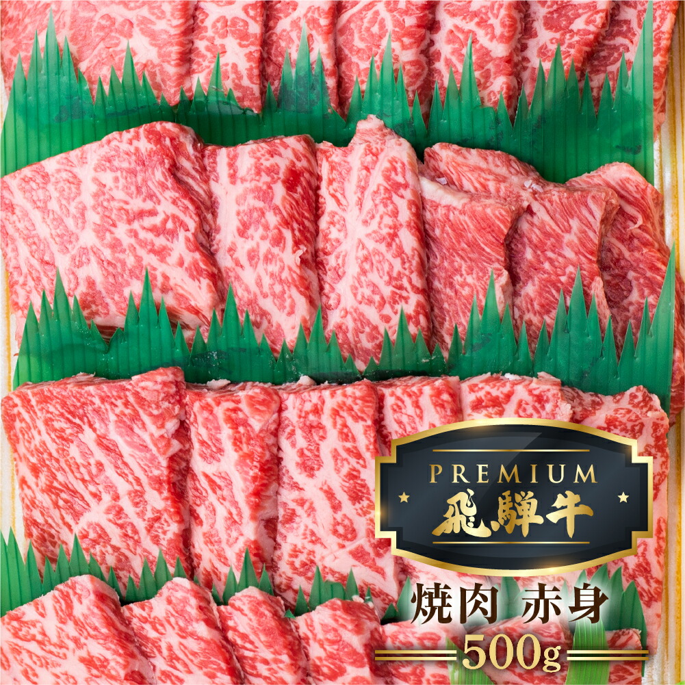 【ふるさと納税】最飛び牛 飛騨牛 赤身 焼肉 500g 5等級 A5 うでorもも 牛肉 和牛 ブランド牛 プレミアム ごちそう 贅沢飛騨牛 肉の沖村[Q1694] 60,000円