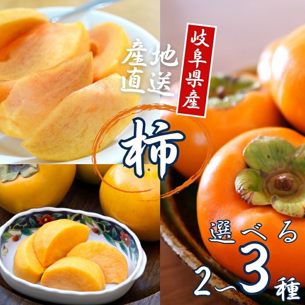 【ふるさと納税】【先行予約】令和7年産 [定期便] 選べる 柿 2 or 3種食べ比べ 約3kg 4.5kg 太秋柿 陽豊柿 富有柿 2L ～ 3Lサイズ 各5-6個 入り《10月上旬より収穫でき次第発送 かき お楽しみ フルーツ カキ 果物 くだもの 産地直送 先行予約 岐阜県 本巣市 高橋柿ファーム