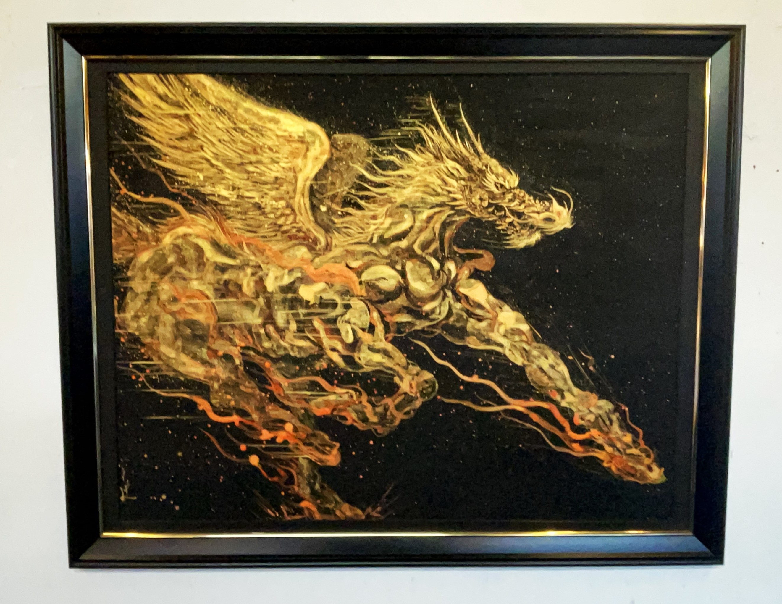 楽天市場】【ふるさと納税】現代水墨画家 絵師白道 作「銀の鳳凰