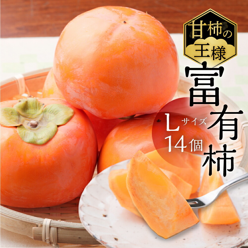 【ふるさと納税】[先行予約]令和7年産《柿の王様》加藤果樹園の富有柿Lサイズ14個入り 11月下旬～12月上旬発送予定 [1039] [mt025]｜かき 富有柿 ふゆうがき フルーツ カキ 果物 くだもの 産地直送 岐阜県 本巣市 10000円 一万円