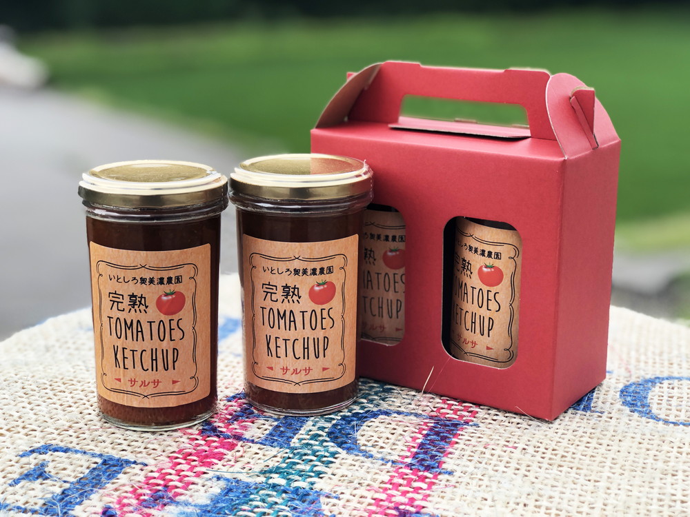 【ふるさと納税】完熟TOMATOES KETCHUP　サルサ　4本セット