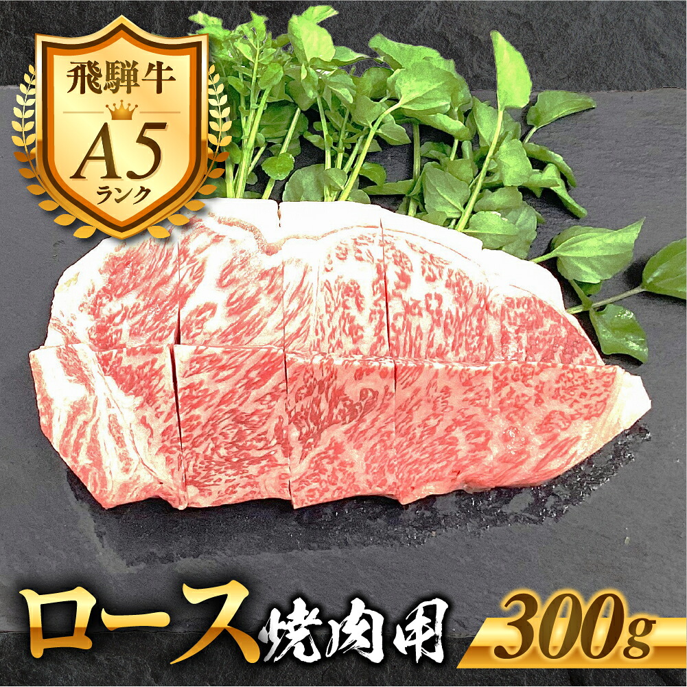 【ふるさと納税】［A5等級］飛騨牛 ロース 焼き肉用 300g 焼き肉 肉 牛肉 精肉 黒毛和牛 和牛 BBQ 飛騨牛 お肉 焼肉 BBQ 冷凍 明宝 明宝ハム 明宝特産物加工 16000円 [G0029]