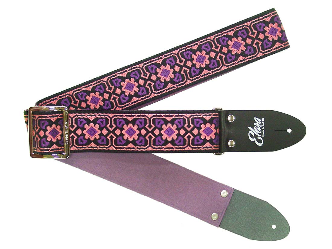 【ふるさと納税】【ギターストラップ】Elara Straps Tetra Heart Old Rose 郡上市 レザー 真鍮バックル ウルトラスエード プロ仕様 エレキ アコギ ベース Ksound 小林楽器店 32,500円