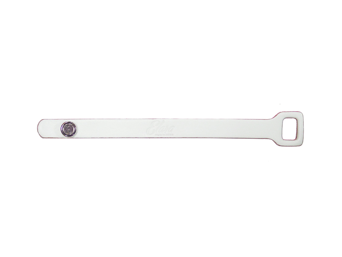 【ふるさと納税】【アコースティックギター用ストラップファスティナー】 Elara Straps fastener WH 郡上市 レザー 真鍮バックル ウルトラスエード プロ仕様 エレキ アコギ ベース Ksound 小林楽器店|岐阜県郡上市