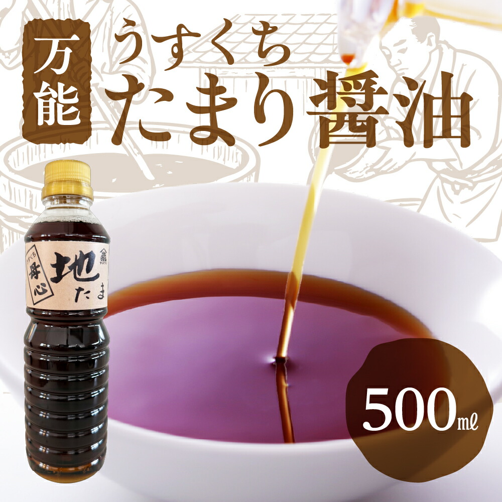 【ふるさと納税】醤油 うすくち母心地たまり 500ml 1本 しょうゆ 薄口醤油 ペットボトル / 食品 調味料 セット 詰め合わせ 5000円[G0147]